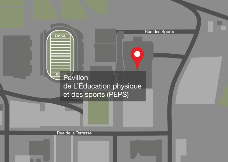 Carte de l'emplacement de la Boutique Rouge et Or