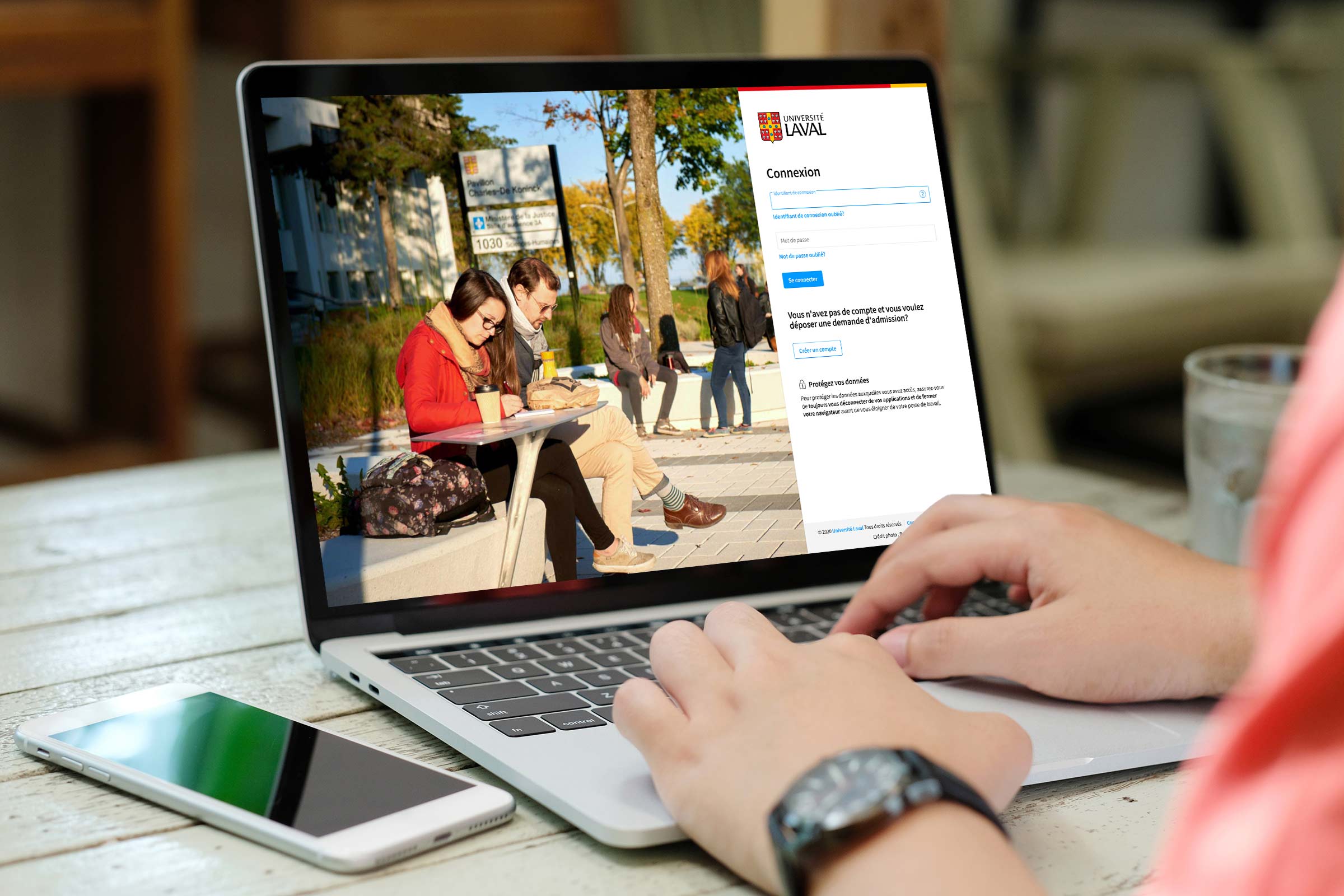 Enseignement en ligne à l'Université Laval