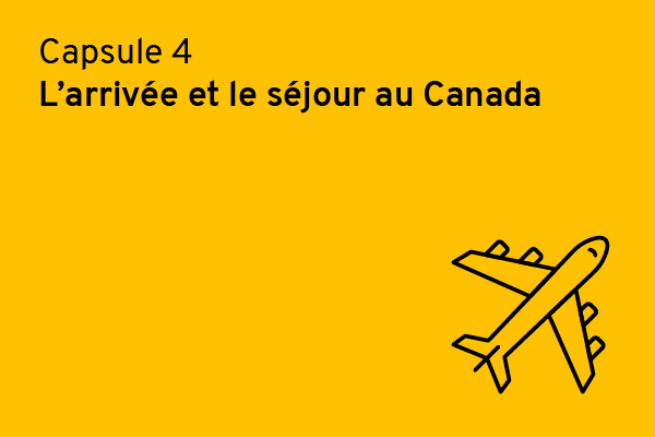 vignette l'arrivée et le séjour au Canada