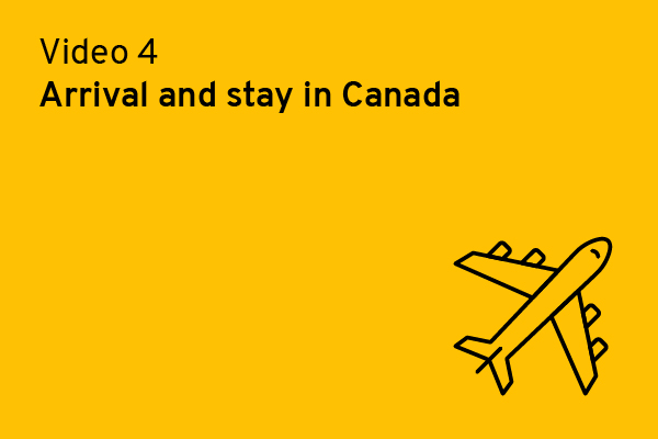 Arrival and stay in Canada