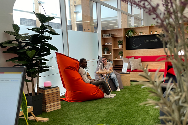 espace intérieur végétal