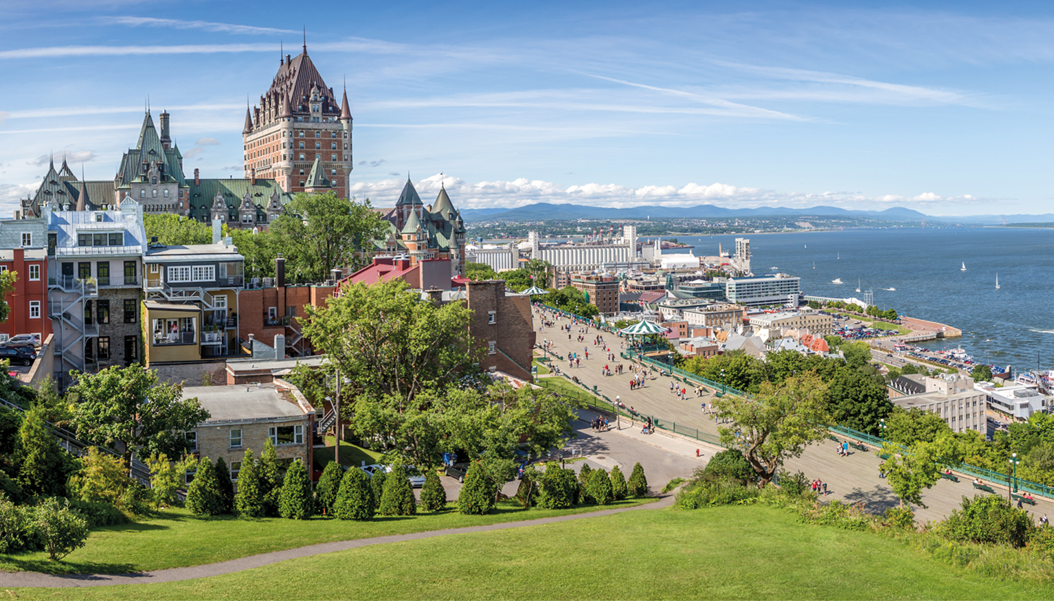 Quebec City - Chateau Frontenac in summer