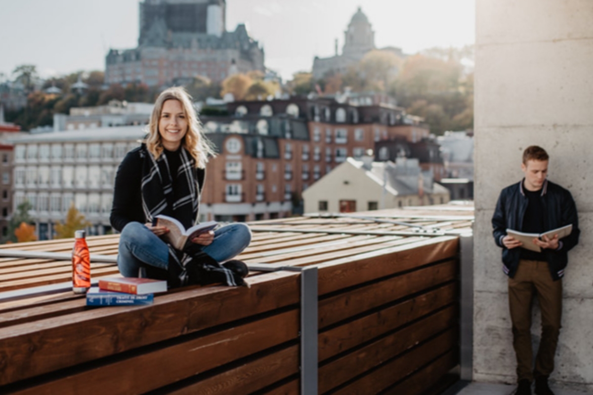 Étudiants dans le Vieux-Québec