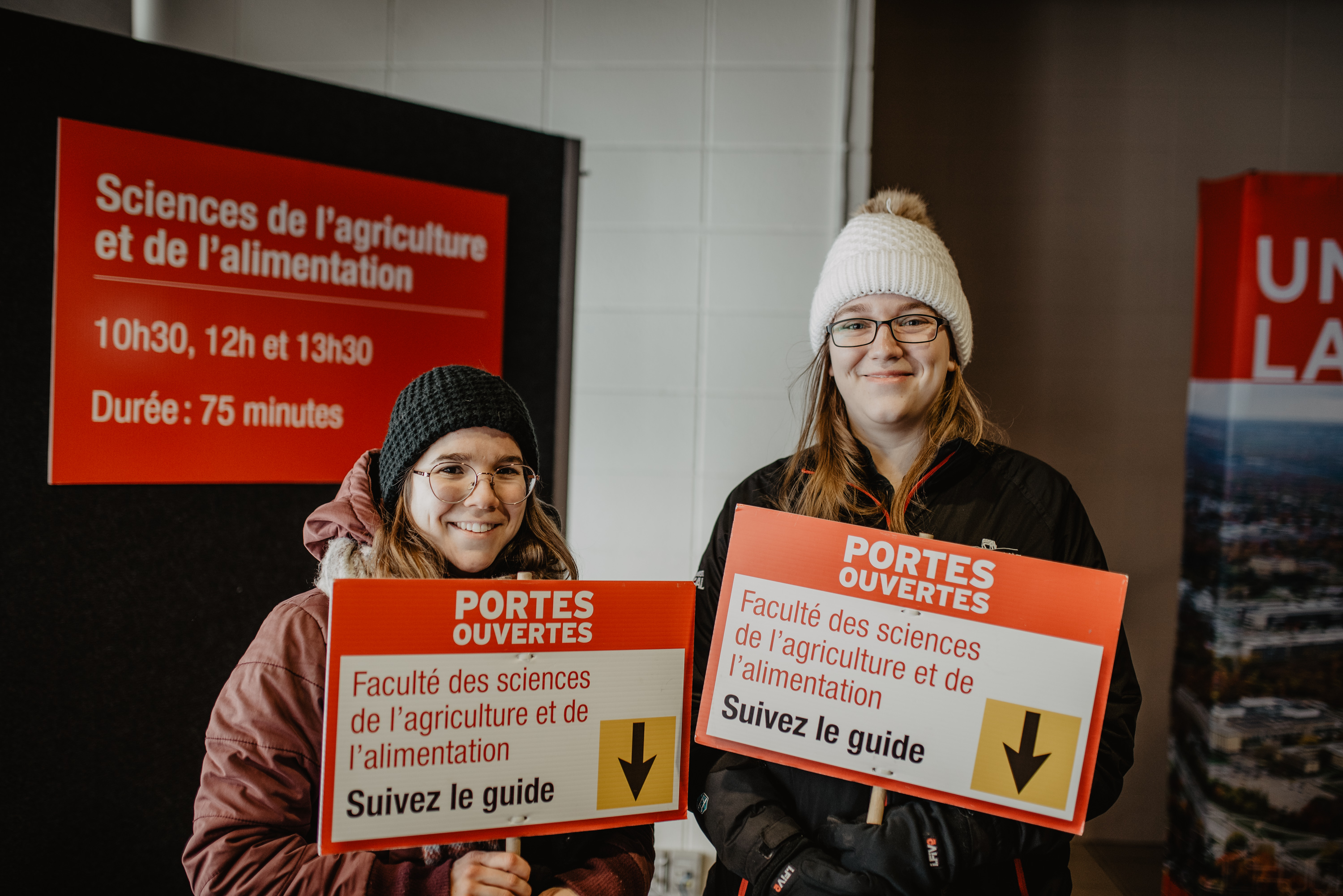 Étudiants aux Portes ouvertes