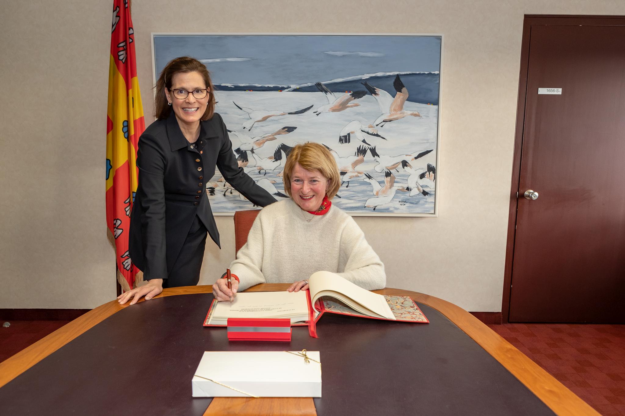La rectrice de l'Université Laval