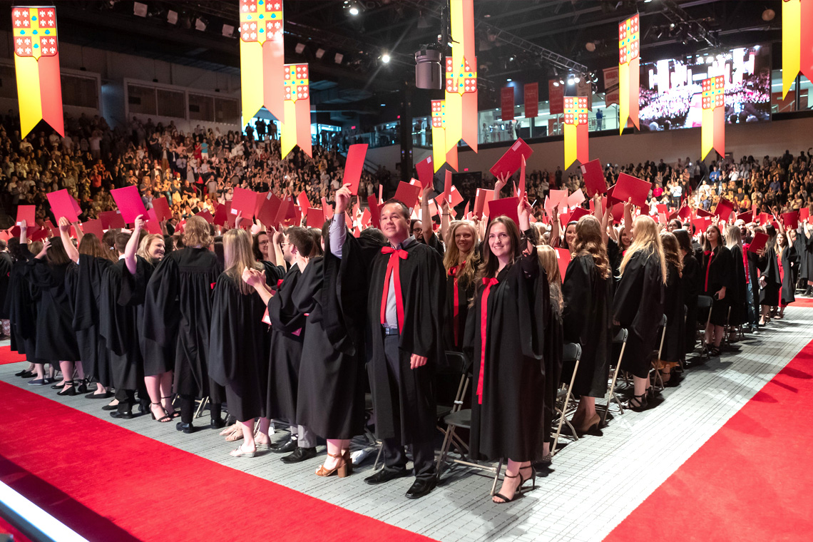 Diplômés à la collation des grades
