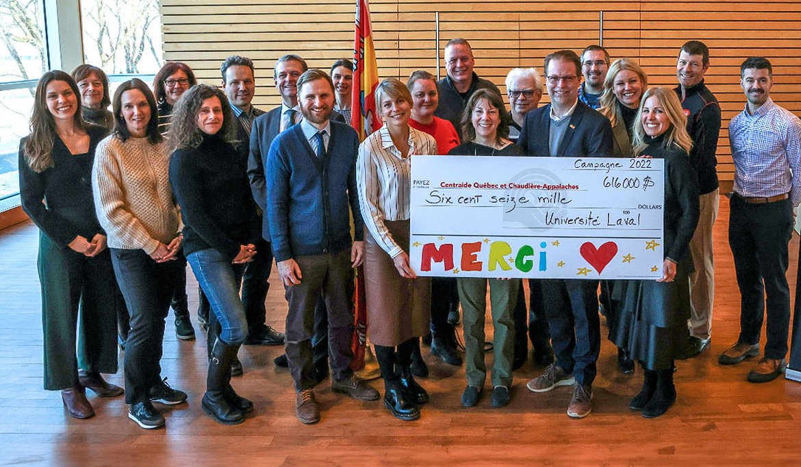 Centraide cheque