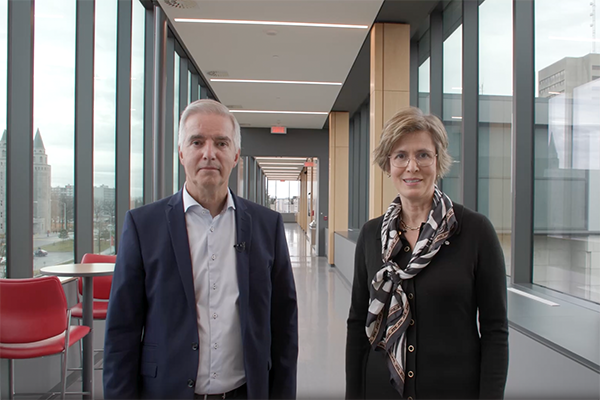 Jean St-Gelais et Sophie D'Amours