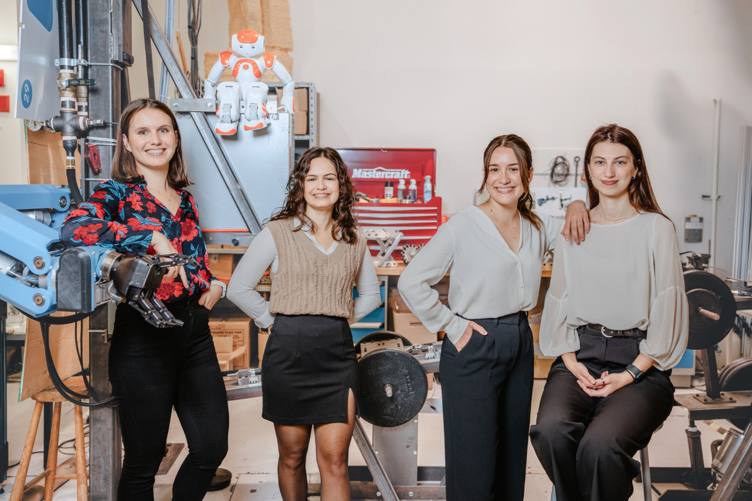 Marie Gagnon-Boucher, Aucéane Dombrowski, Marie-Pier Trépanier Et Roxanne Simard