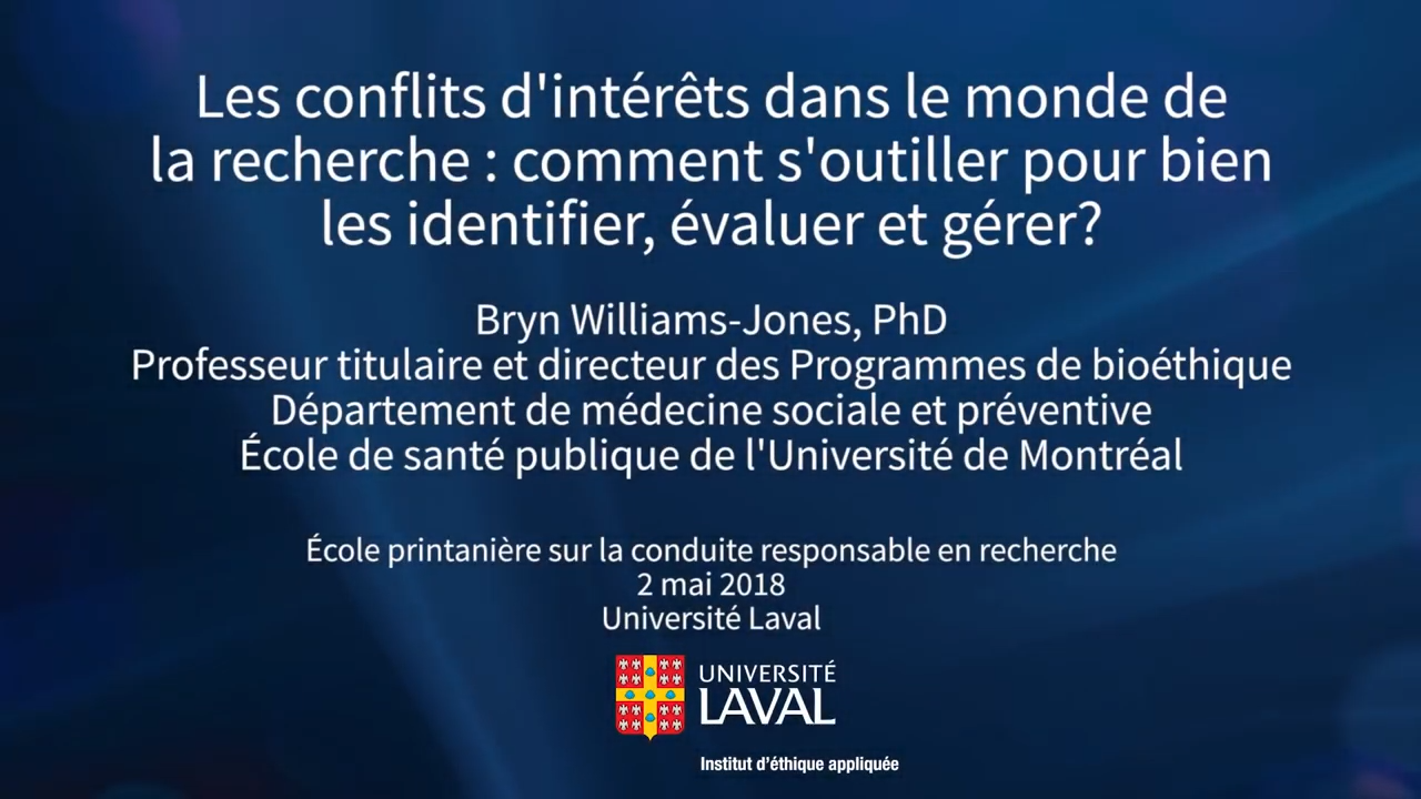 Une capture d'écran du vidéo Pour une éthique vivante qui se conjugue au présent: avancement des travaux de l'Observatoire de la qualité de l'offre alimentaire