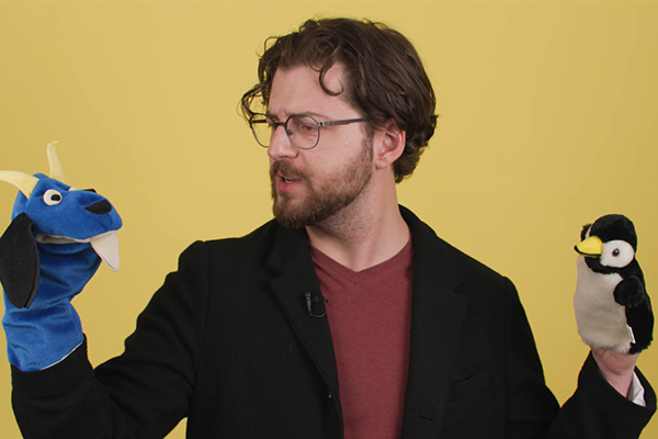 homme et marionnettes