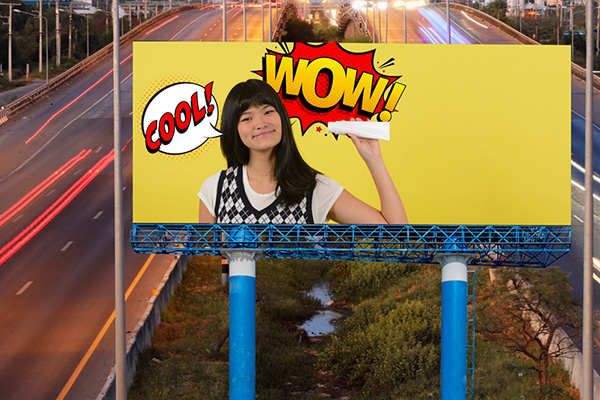 image de panneau publicitaire