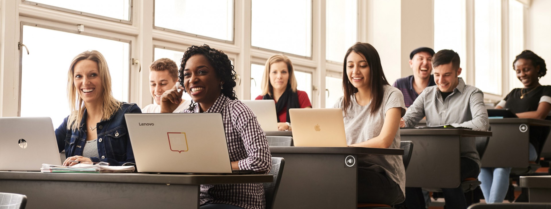 Students in class