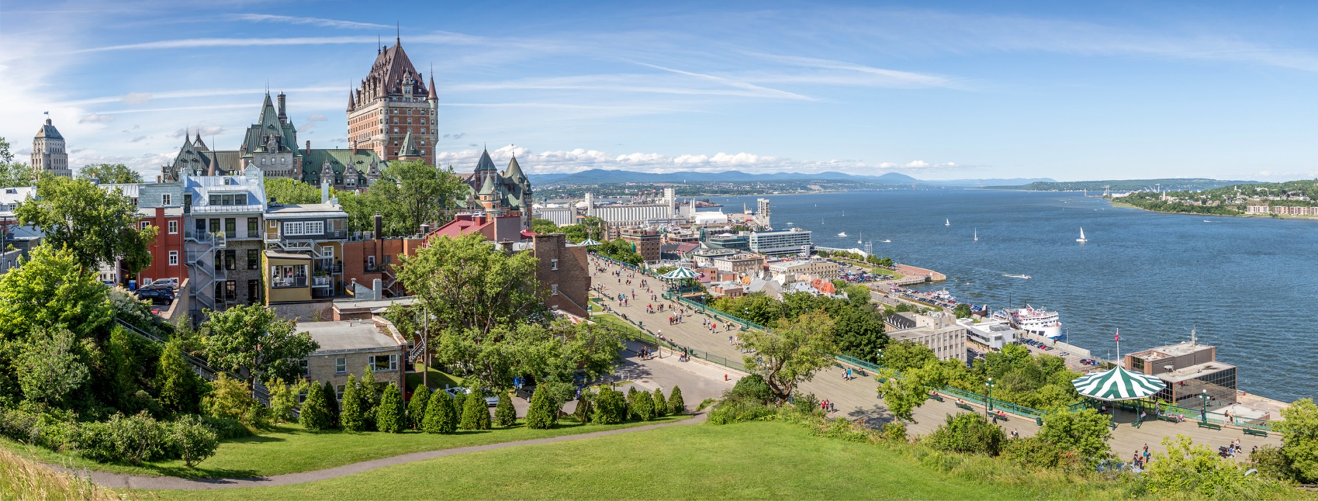 Vue aérienne de Laval