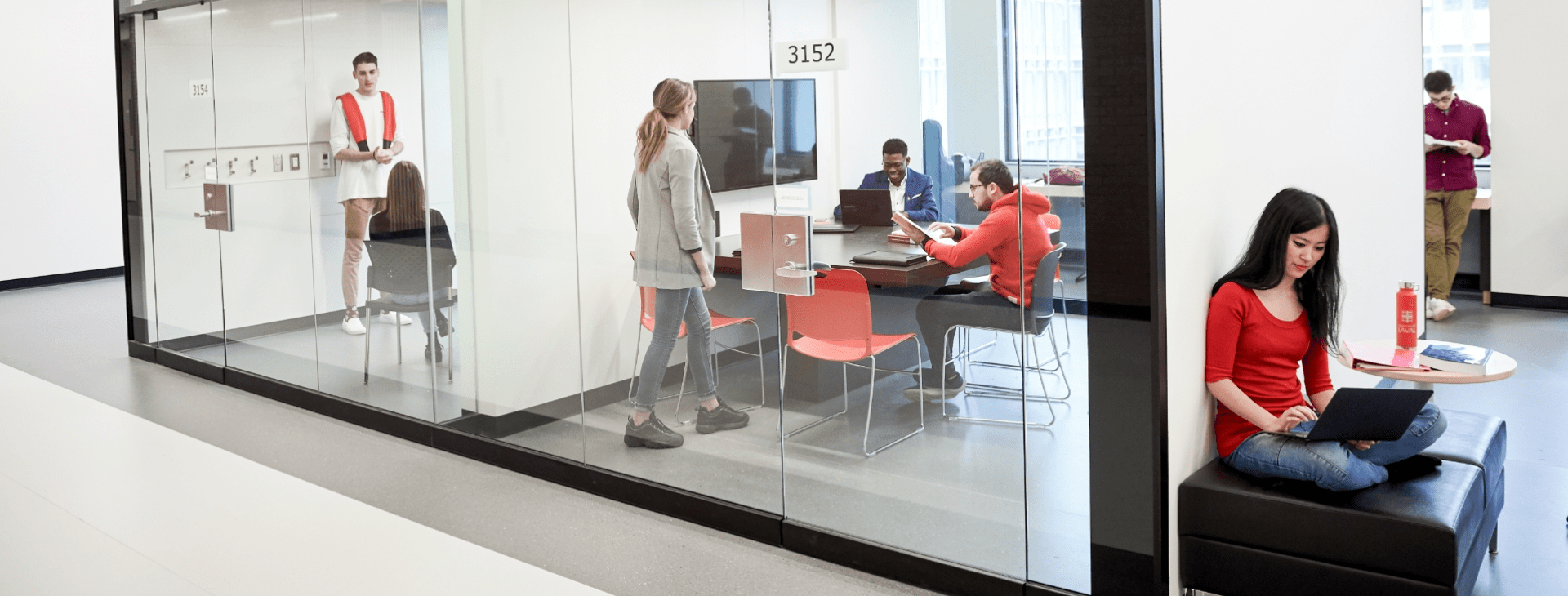 espace commun au Pavillon Charles-De Koninck