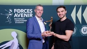 Vincent Lavoie-Rancourt reçoit le prix Projet par excellence de Forces AVENIR