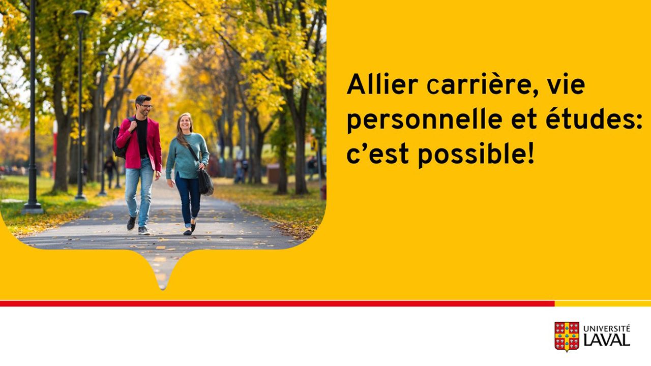 Vidéo du Webinaire - Allier carrière, vie personnelle et études