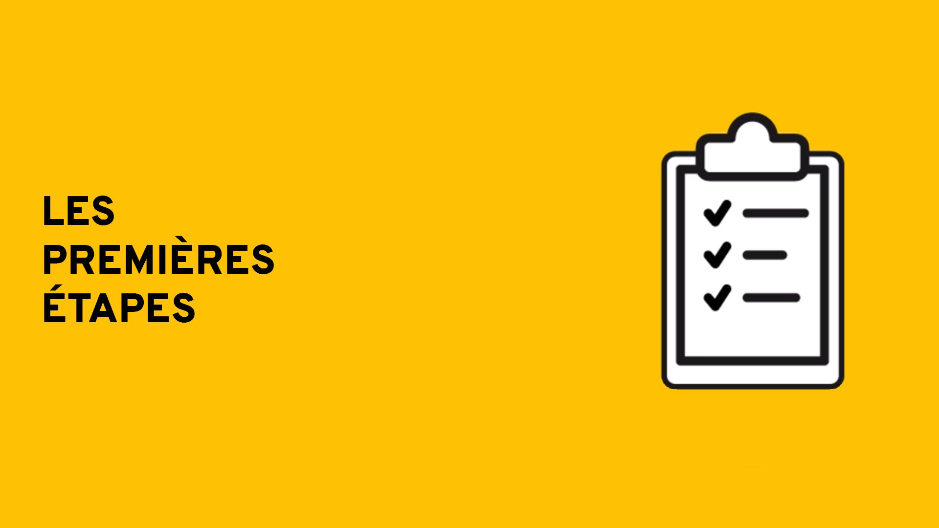 Vignette les premières étapes