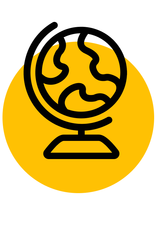 icône d'un globe terrestre