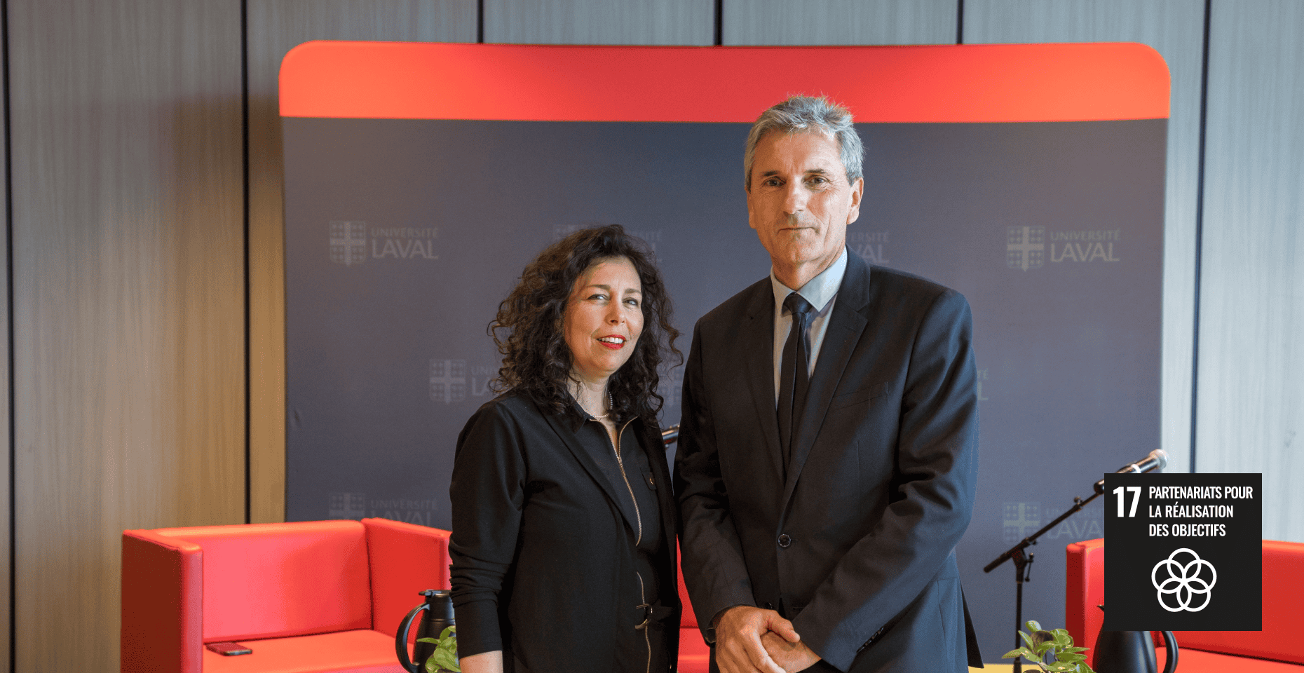 Aurore Benadiba et professor Christophe Albiges