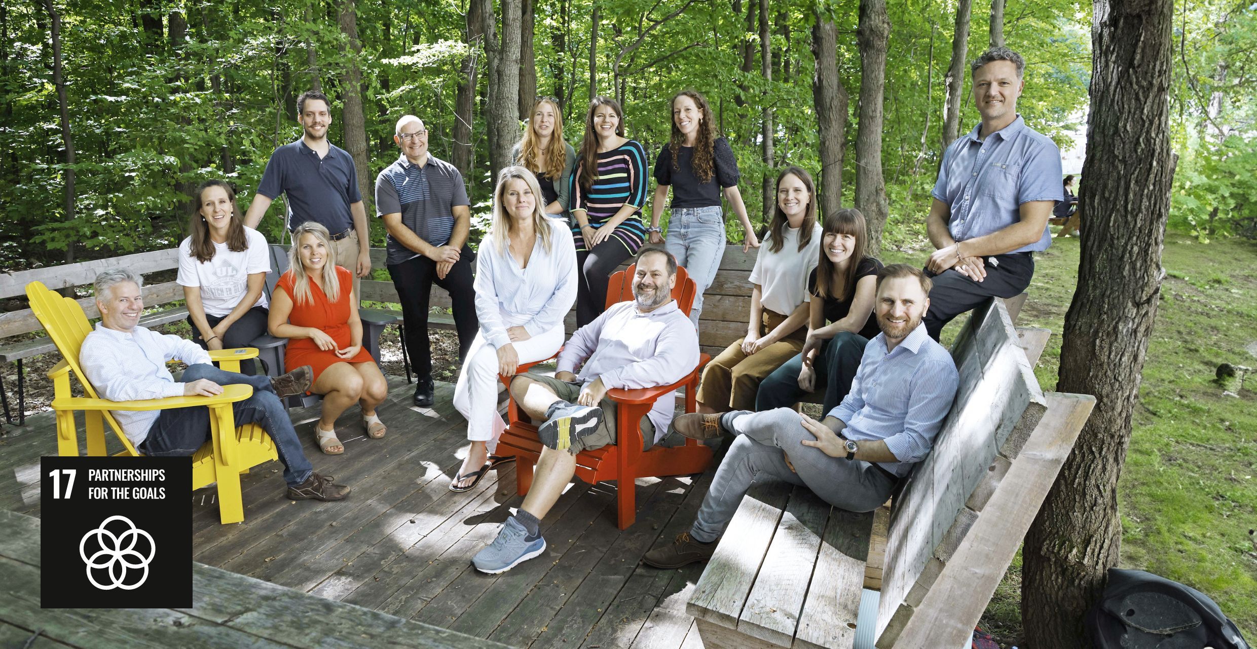 Group of people on campus