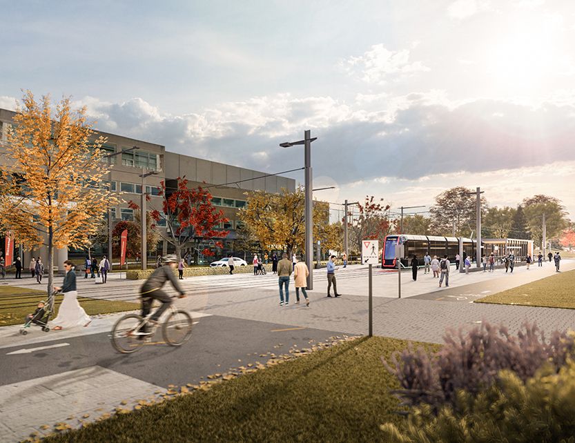 TramCité sur le campus