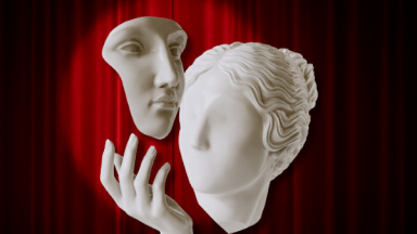 Visage avec masque