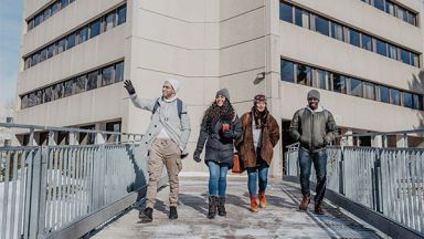 étudiants en visite