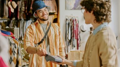 Student who buys from a thrift store