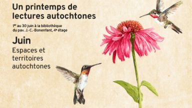 Exposition Je lis autochtone (juin) (visuel)