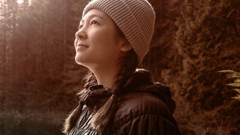 Femme dans la nature