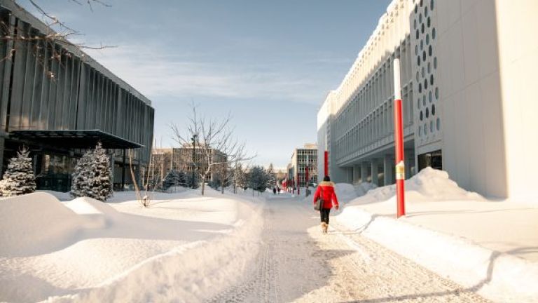 Campus en hiver