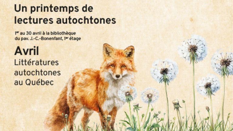 Exposition Je lis autochtone (avril) (visuel)