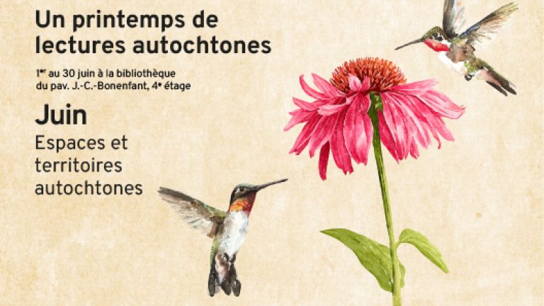 Exposition Je lis autochtone (juin) (visuel)